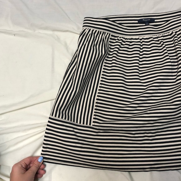 MADEWELL striped skirt - Picture 3 of 7